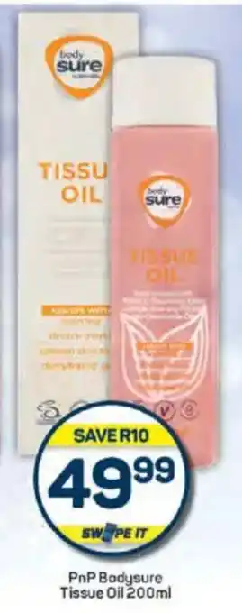 Pick n Pay PnP Bodysure Tissue Oil offer