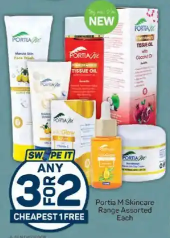 Pick n Pay Portia M Skincare Range Assorted Each offer