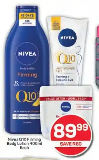 Pick n Pay Nivea Q10 Firming Body Lotion offer