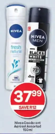 Pick n Pay Nivea Deodorant Aerosol Assorted offer