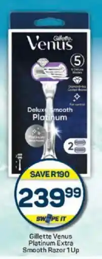 Pick n Pay Gillette Venus Platinum Extra Smooth Razor 1Up offer