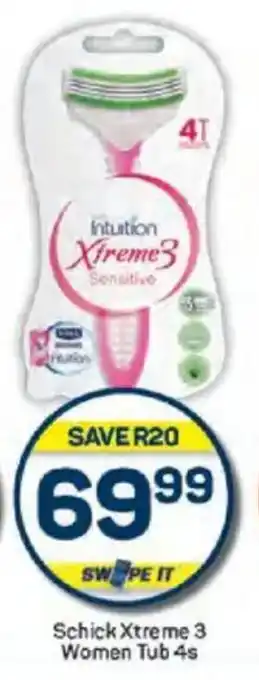 Pick n Pay Schick Xtreme 3 Women Tub offer