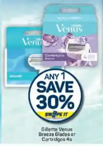 Pick n Pay Gillette Venus Breeze Blades or Cartridges offer