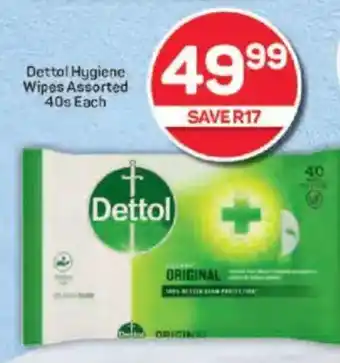 Pick n Pay Dettol Hygiene Wipes Assorted offer