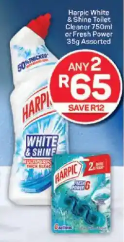 Pick n Pay Harpic White & Shine Toilet Cleaner or Fresh Power Assorted offer