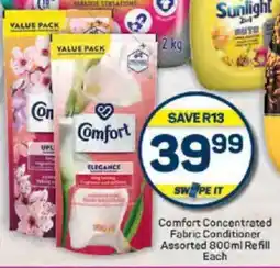 Pick n Pay Comfort Concentrated Fabric Conditioner Assorted Refill offer