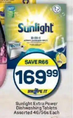 Pick n Pay Sunlight Extra Power Dishwashing Tablets Assorted offer