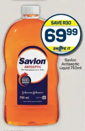 Pick n Pay Savlon Antiseptic Liquid offer