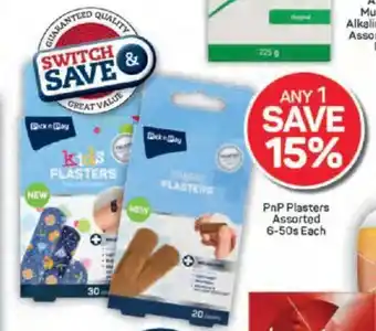 Pick n Pay PnP Plasters Assorted offer