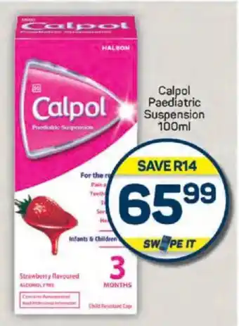 Pick n Pay Calpol Paediatric Suspension offer