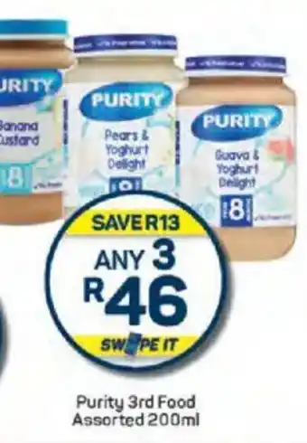 Pick n Pay Purity 3rd Food Assorted offer