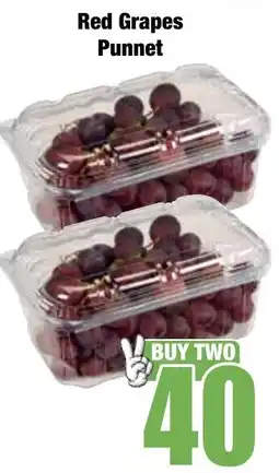 Boxer Superstores Red Grapes Punnet offer