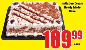 Boxer Superstores Imitation Cream Ready Made Cake offer