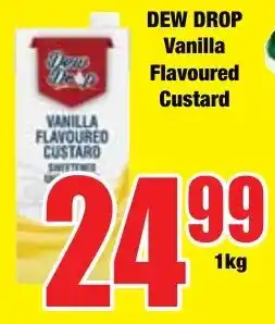 Boxer Superstores DEW DROP Vanilla Flavoured Custard offer