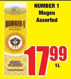 Boxer Superstores NUMBER 1 Mageu Assorted offer