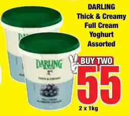 Boxer Superstores DARLING Thick & Creamy Full Cream Yoghurt Assorted offer