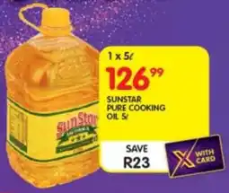 Shoprite Sunstar pure cooking oil offer