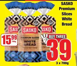 Boxer Superstores SASKO Premium Slices White Bread offer