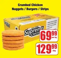 Boxer Superstores Crumbed Chicken Nuggets/ Burgers/ Strips offer