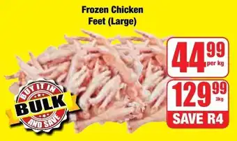 Boxer Superstores Frozen Chicken Feet (Large) offer