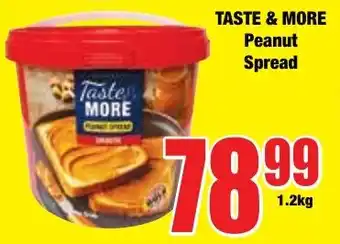 Boxer Superstores TASTE & MORE Peanut Spread offer