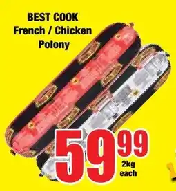 Boxer Superstores BEST COOK French/ Chicken Polony offer