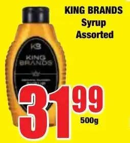 Boxer Superstores KING BRANDS Syrup Assorted offer