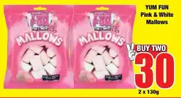 Boxer Superstores YUM FUN Pink & White Mallows offer