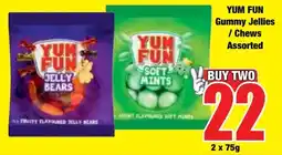 Boxer Superstores YUM FUN Gummy Jellies/ Chews Assorted offer