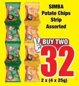 Boxer Superstores SIMBA Potato Chips Strip Assorted offer