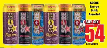 Boxer Superstores SCORE Energy Drink Assorted offer