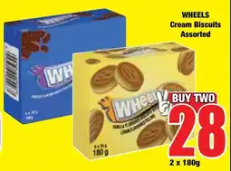 Boxer Superstores WHEELS Cream Biscuits Assorted offer