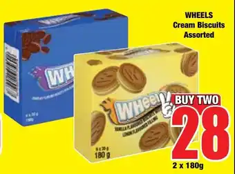 Boxer Superstores WHEELS Cream Biscuits Assorted offer