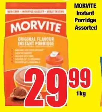 Boxer Superstores MORVITE Instant Porridge Assorted offer