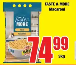 Boxer Superstores TASTE & MORE Macaroni offer