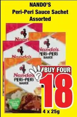 Boxer Superstores NANDO'S Peri-Peri Sauce Sachet Assorted offer