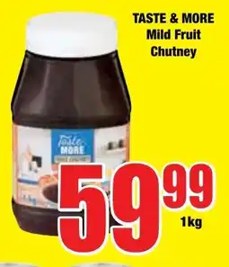 Boxer Superstores TASTE & MORE Mild Fruit Chutney offer