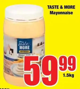 Boxer Superstores TASTE & MORE Mayonnaise offer