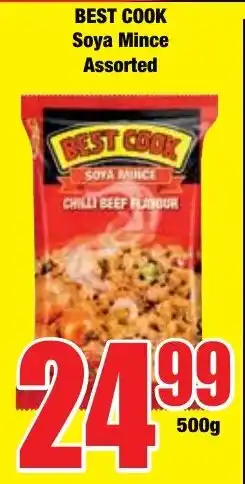 Boxer Superstores BEST COOK Soya Mince Assorted offer