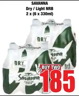 Boxer Superstores SAVANNA Dry/ Light NRB offer