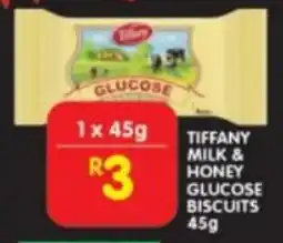 Shoprite Tiffany milk & honey glucose biscuits offer