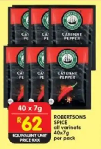 Shoprite Robertsons spice all variants offer