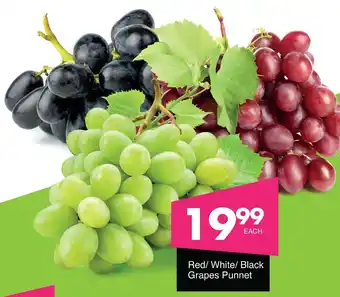 Save Hyper Red/White/Black Grapes Punnet offer