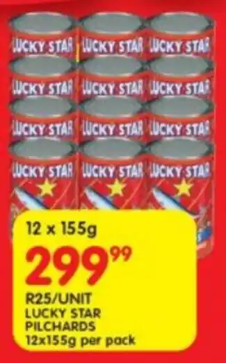 Shoprite Lucky star pilchards offer