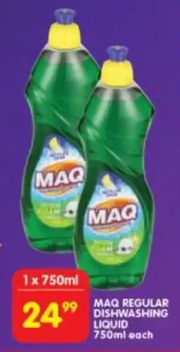 Shoprite Maq regular dishwashing liquid offer