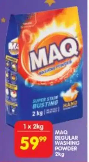 Shoprite Maq regular washing powder offer