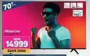 Game Hisense 70" Premium UHD Smart TV offer