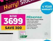 Game Hisense 245L Chest Freezer White offer