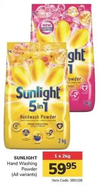 Jumbo SUNLIGHT Hand Washing Powder offer