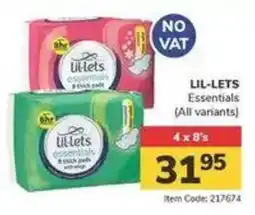 Jumbo LIL-LETS Essentials offer